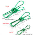 Wholesale In Bulk Cute Fish Clip Hollow Out Metal Binder Long Tail Clips Notes Letter Paper Clip Office Supplies